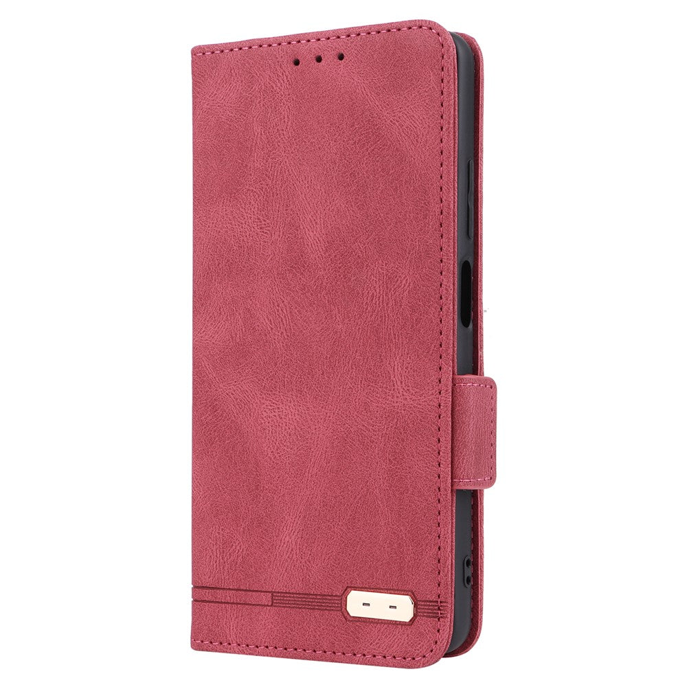 For Xiaomi Redmi Note 12 Pro 5G / Note 12 Pro Speed 5G / Poco X5 Pro 5G PU Leather Anti-drop Case Hardware Decor Dual Magnetic Clasp Wallet Stand Phone Cover