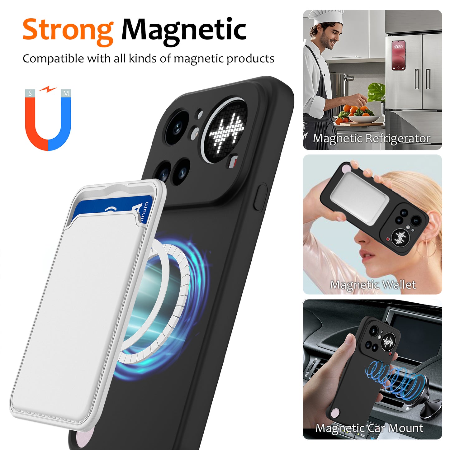 Nothing Phone (4a) Pro Magnetische Handyhülle – Schutzhülle aus stoßfestem Flüssigsilikon