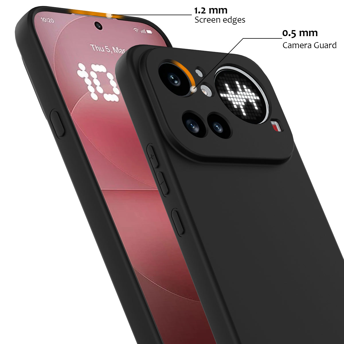 Nothing Phone (4a) Pro Magnetische Handyhülle – Schutzhülle aus stoßfestem Flüssigsilikon