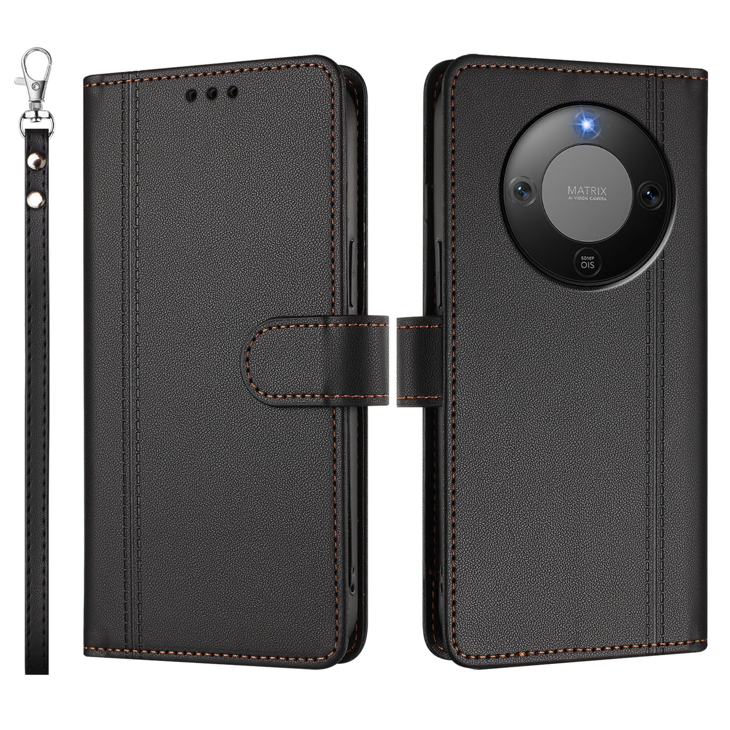 For Honor X70 5G / Honor Magic8 Lite 5G / Honor X9d 5G Case 9 Card Slots PU Leather Flip Wallet Phone Cover with Hand Strap