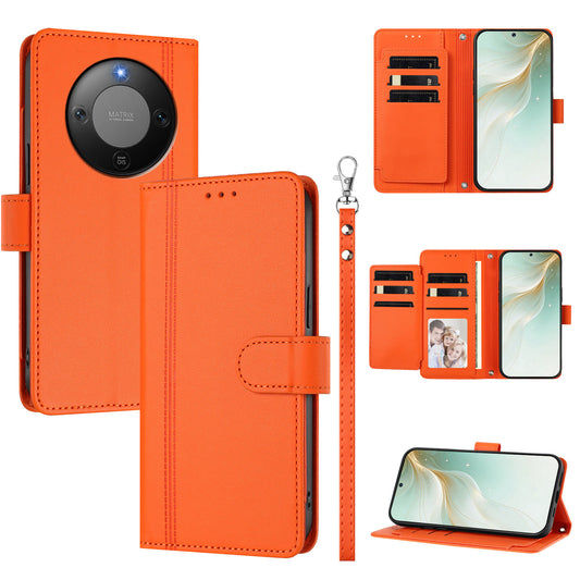 Honor X70 5G / Honor X9d 5G / Honor Magic8 Lite 5G Wallet-Handyhülle – 9 Kartenfächer PU-Leder Flip mit Handschlaufe