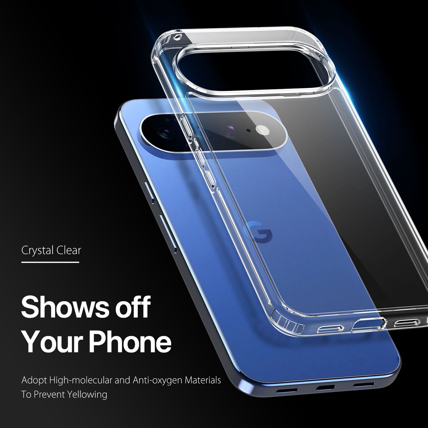 DUX DUCIS for Google Pixel 11 Pro XL Clin Series Clear Phone Case TPU + PC Anti-drop Back Cover