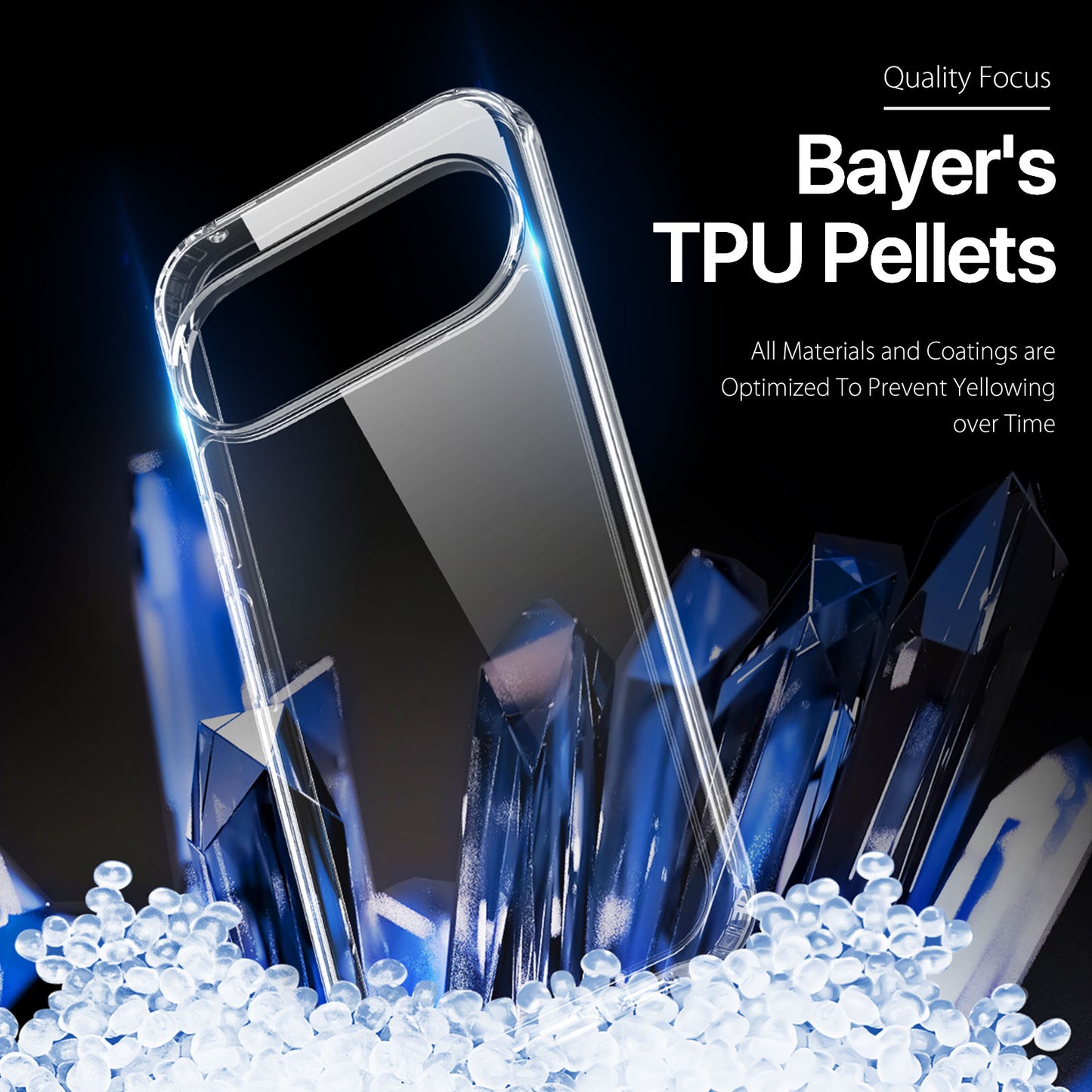 DUX DUCIS for Google Pixel 11 Pro XL Clin Series Clear Phone Case TPU + PC Anti-drop Back Cover