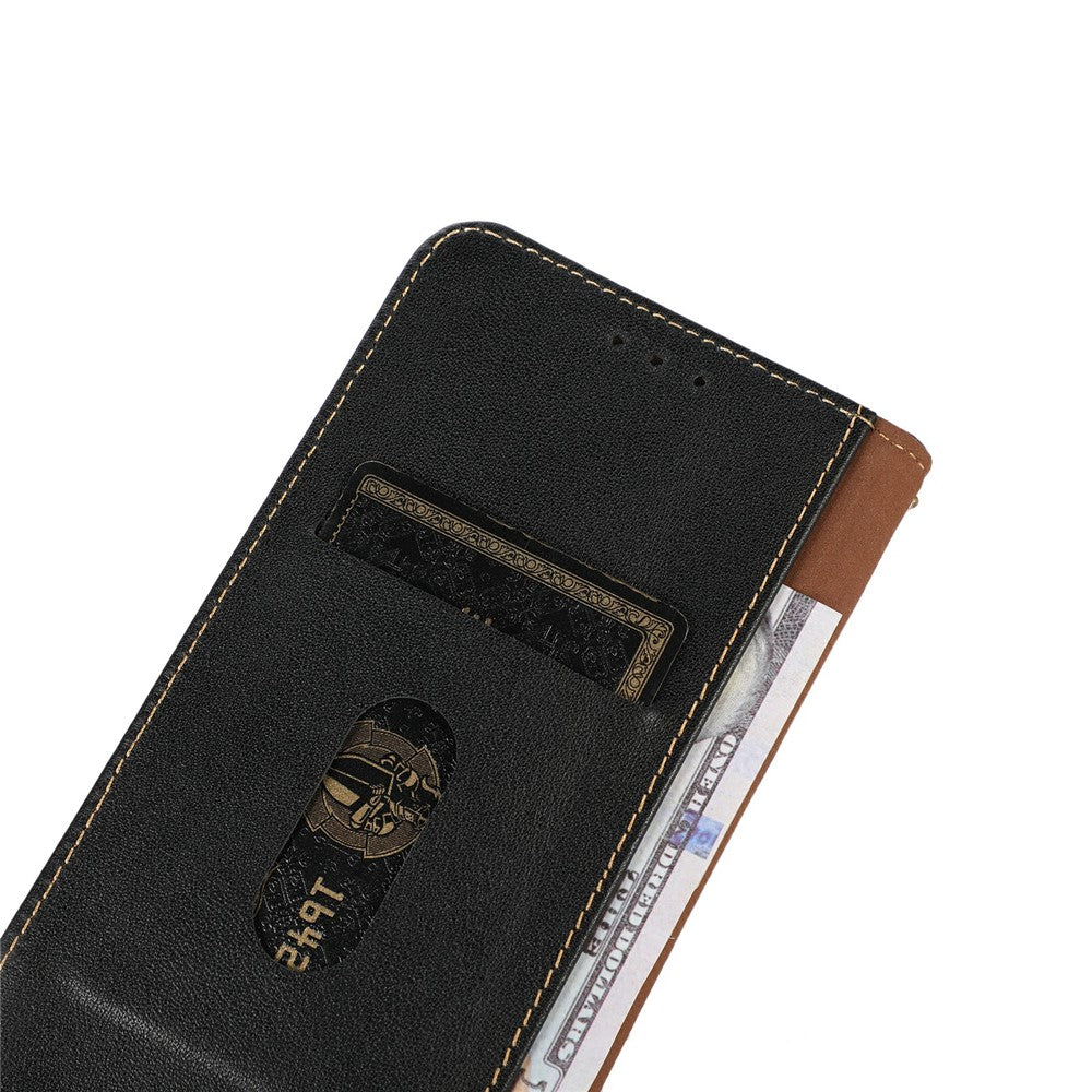 KHAZNEH For Xiaomi 17T Case Wallet Genuine Cow Leather Phone Cover Nappa Texture