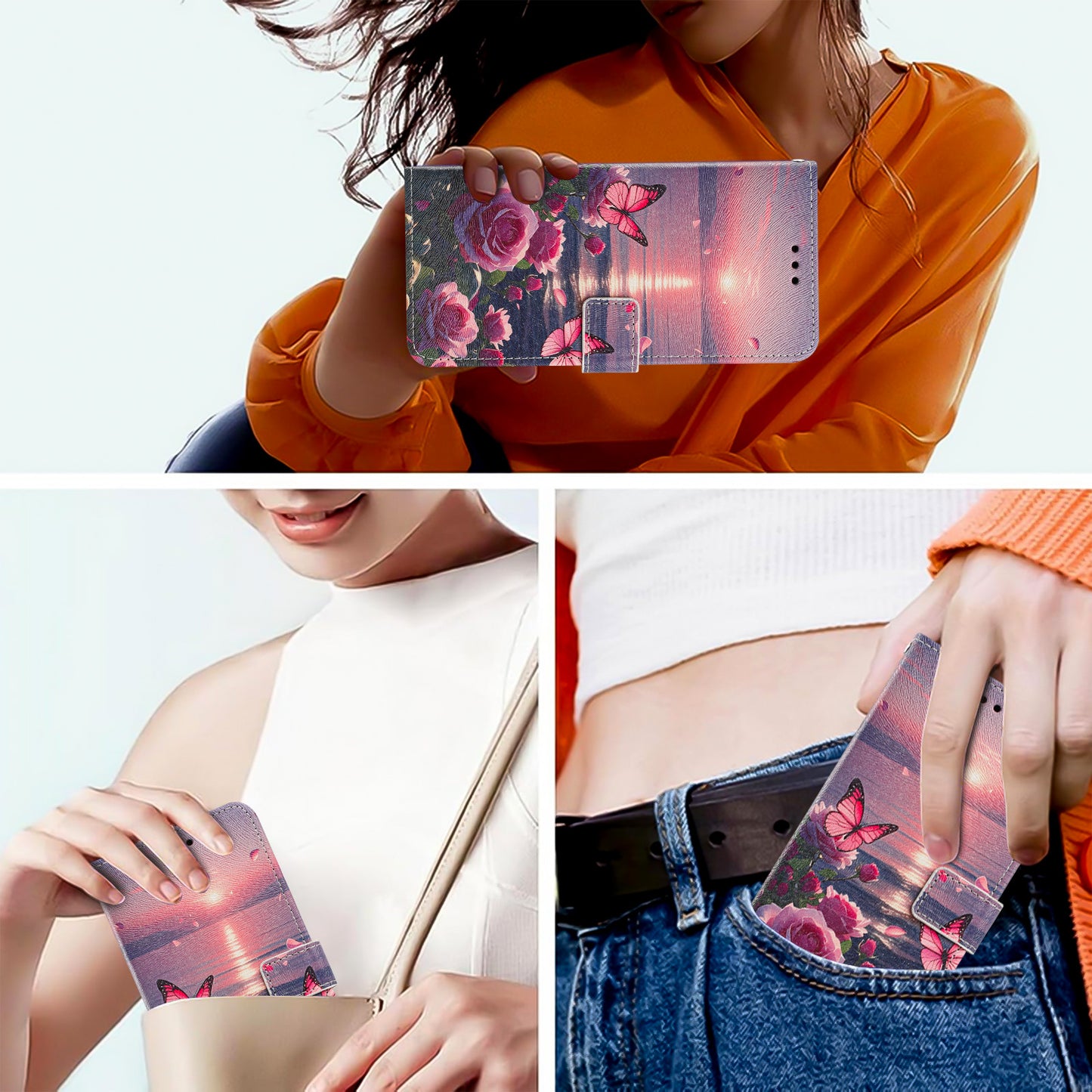 For Honor X9d 5G / Honor Magic8 Lite 5G / Honor X70 5G Case Pattern Printing PU Leather Flip Wallet Phone Cover with Wrist Strap