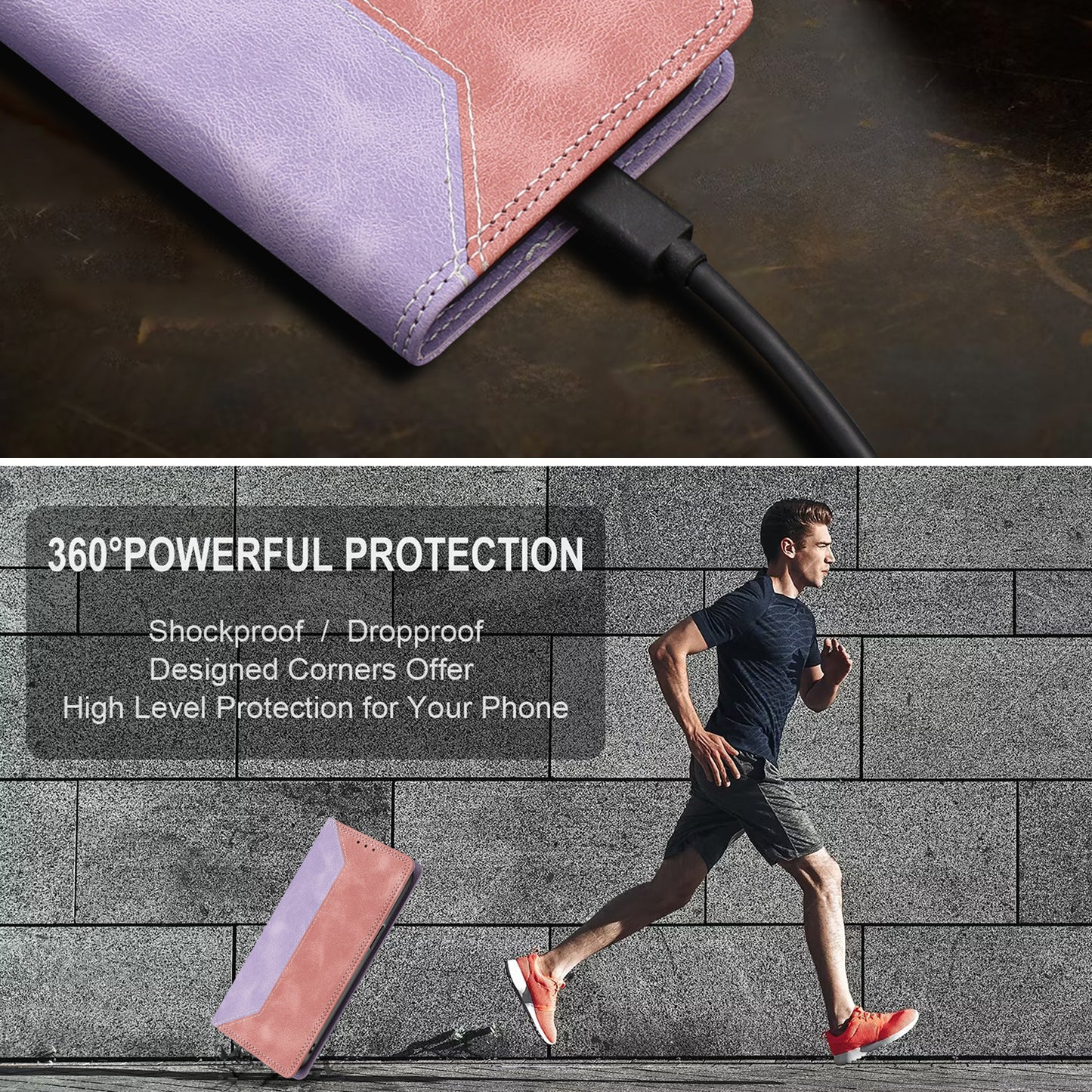 For Xiaomi 17T Leather Case Skin Touch Color Splicing RFID Blocking Wallet Stand Phone Cover