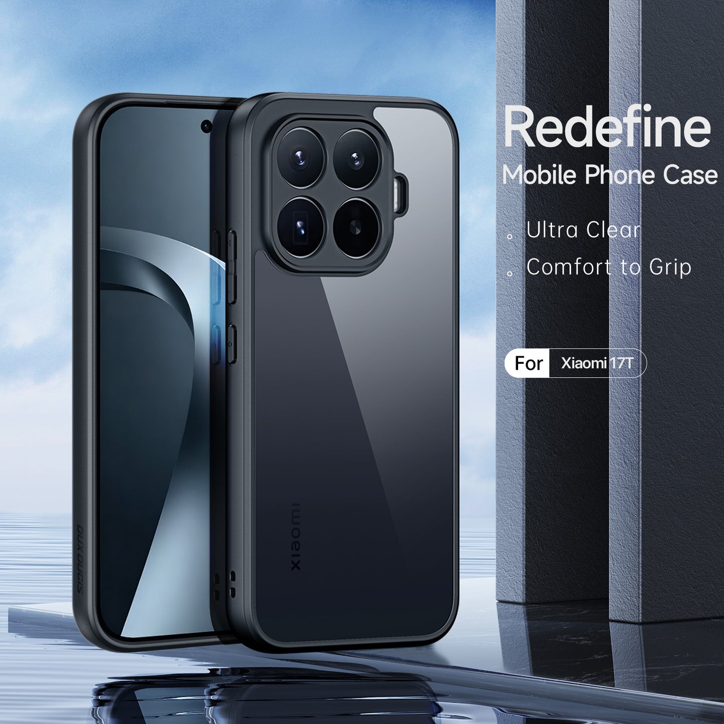 Xiaomi 17T – Transparente Handyhülle aus PC und TPU