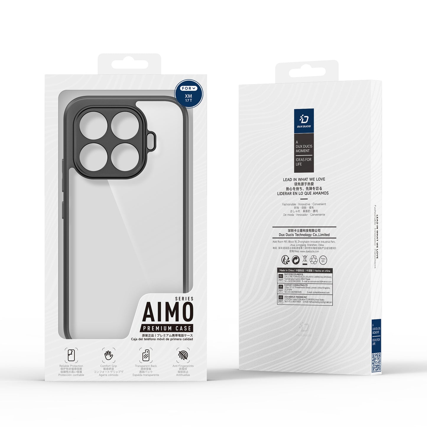 Xiaomi 17T – Transparente Handyhülle aus PC und TPU