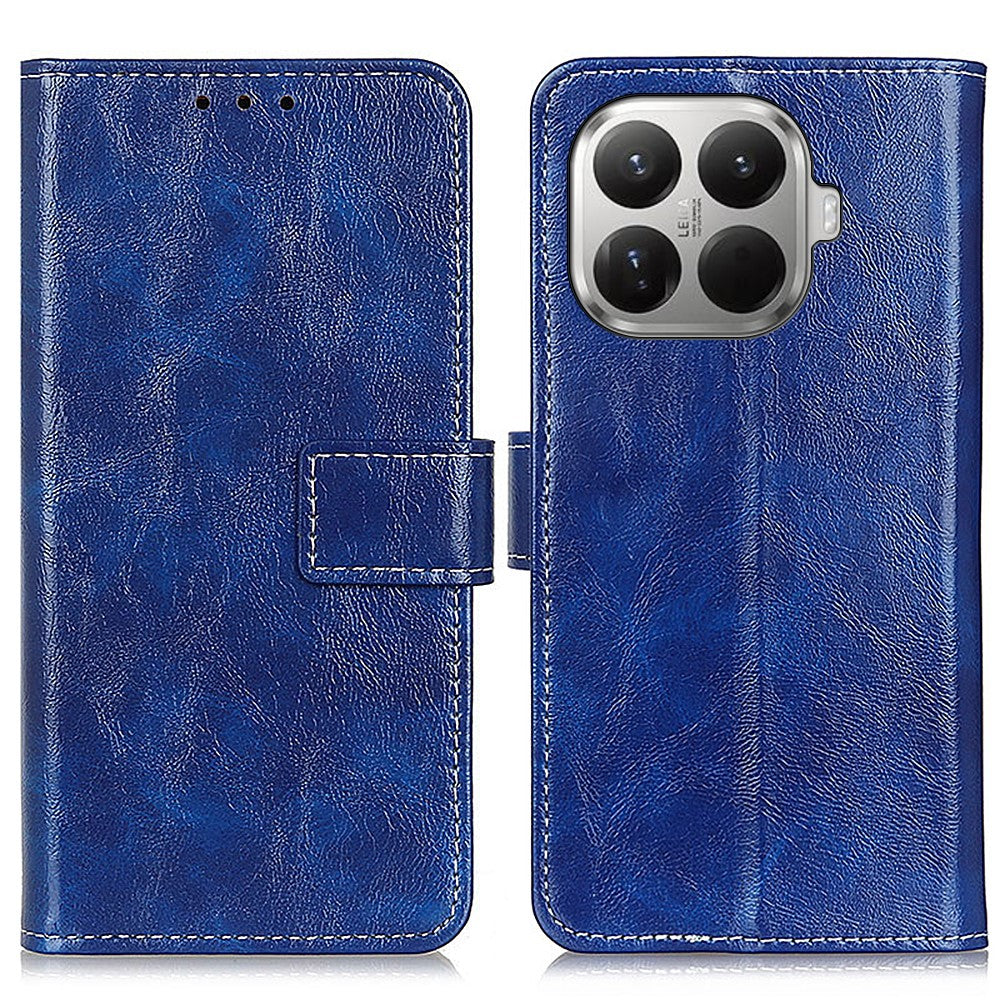 For Xiaomi 17T Case Wallet Leather Phone Cover Crazy Horse Texture
