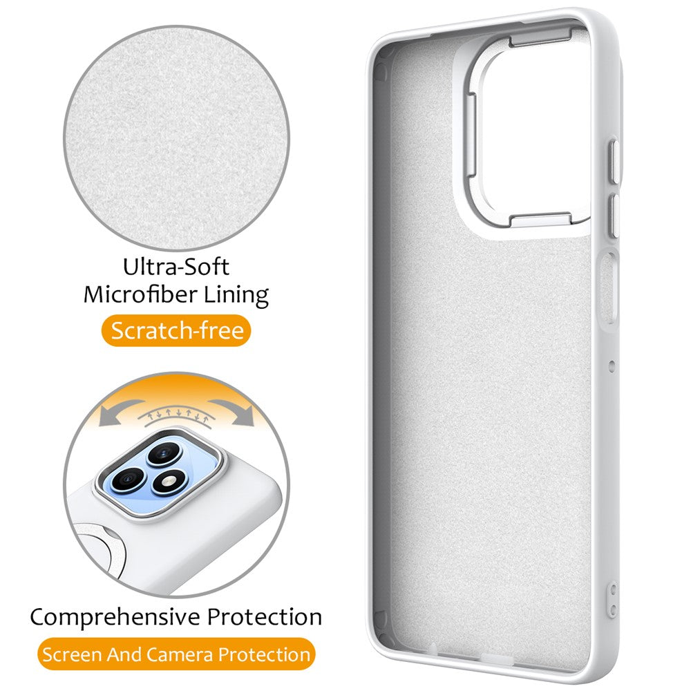 For Honor X8d 4G Magnetic Case Rotating Ring Kickstand TPU + PC Back Cover