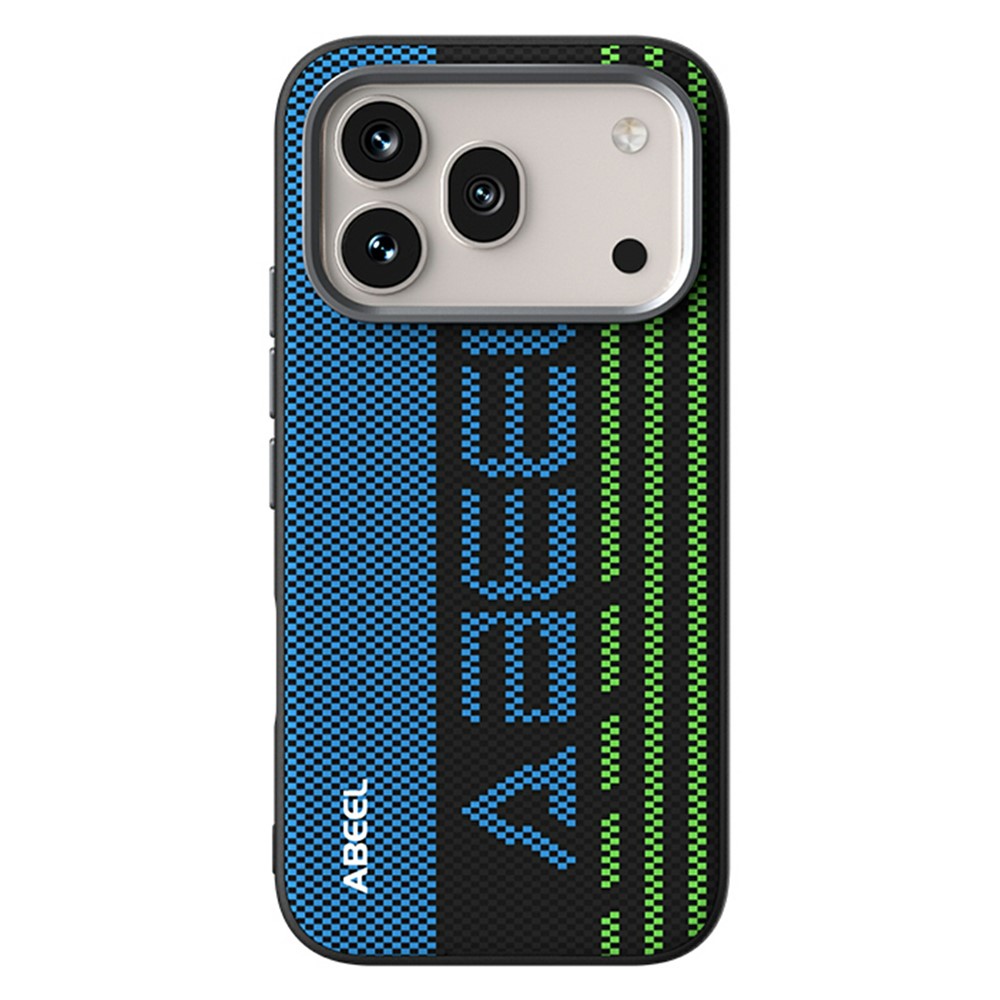 ABEEL For Honor 600 5G / 600 Pro 5G Magnetic Case Micro-Embossing 6D Printed PC TPU Aluminum Alloy Leather Phone Cover