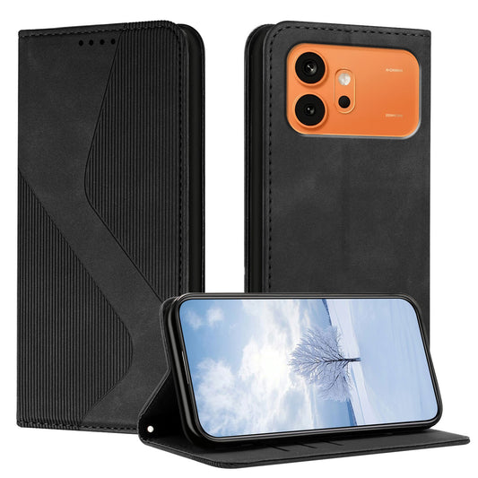 Honor 600 5G / Honor 600 Pro 5G Handyhülle – aus hautsympathischem Leder mit Ständer