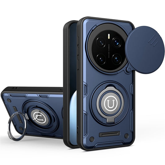 Honor Magic7 Pro 5G Handyhülle – mit Schiebekamera-Abdeckungsring, Ständer, PC + TPU