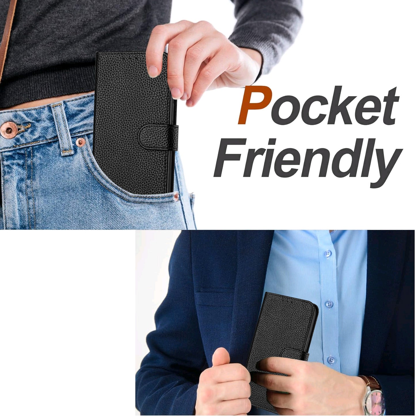 For Honor 400 Smart 4G / Honor 400 Smart 5G / Honor X7d 4G Leather Case Litchi Texture Wallet Stand Anti Drop Phone Cover with Wrist Strap
