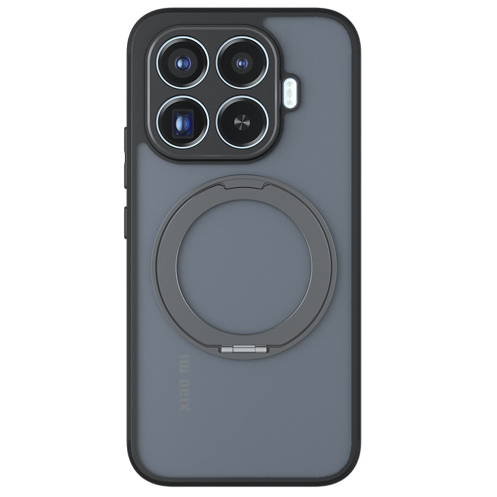 Xiaomi 17T Pro – Magnetische Handyhülle aus Metall, Kunststoff und TPU, mit Ständer, stoßfest, mit Soft-Touch-Oberfläche