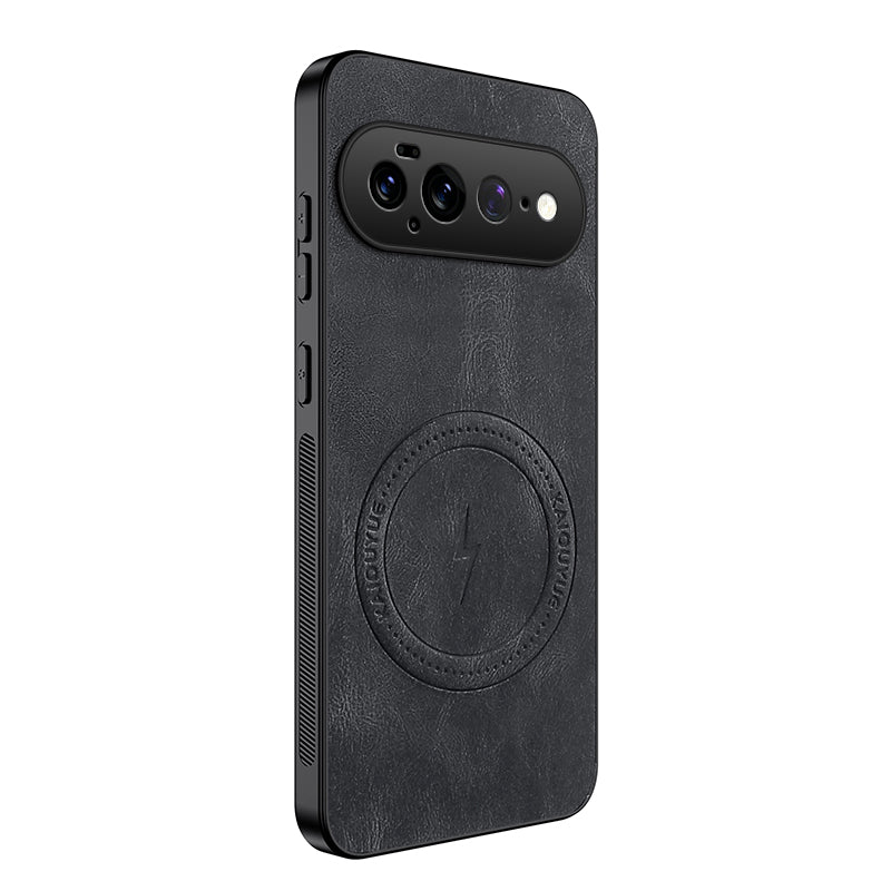 WANLONFENG for Google Pixel 11 Pro XL SD1 Series Magnetic Case Nappa Texture PC TPU Phone Cover