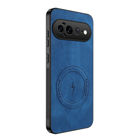 Google Pixel 11 Pro XL Handyhülle – WANLONFENG Magnetische der SD1-Serie mit Nappa-Textur, PC-TPU