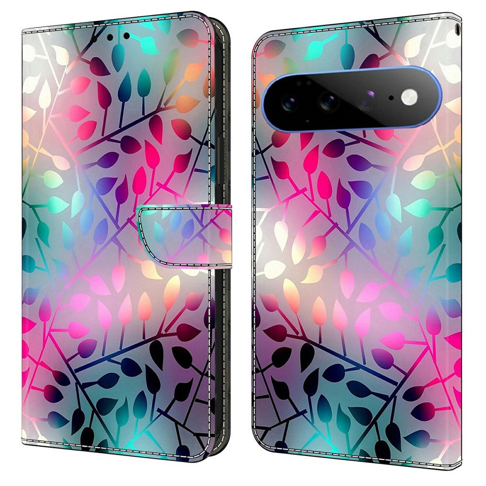 Wallet Case For Google Pixel 11 / Pixel 11 Pro Magnetic Clasp 3D Pattern Leather Phone Cover