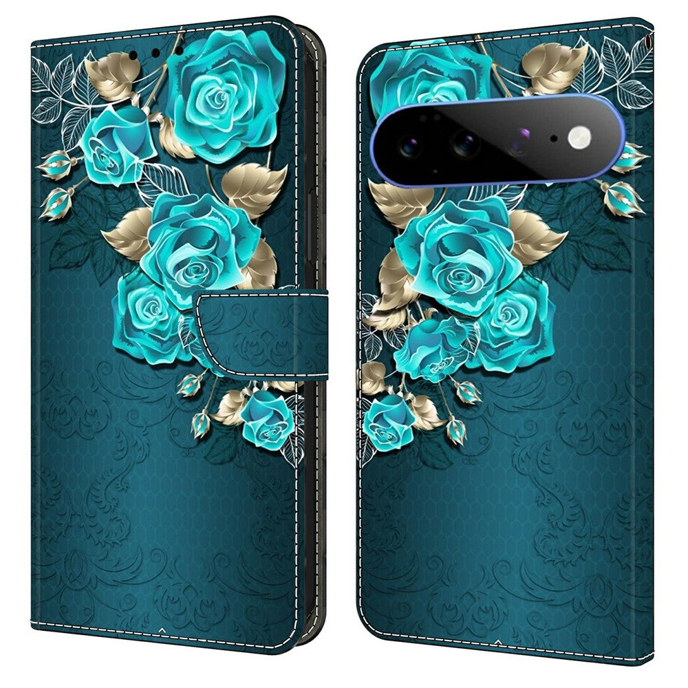 Wallet Case For Google Pixel 11 / Pixel 11 Pro Magnetic Clasp 3D Pattern Leather Phone Cover