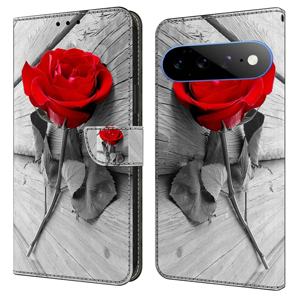 Wallet Case For Google Pixel 11 / Pixel 11 Pro Magnetic Clasp 3D Pattern Leather Phone Cover