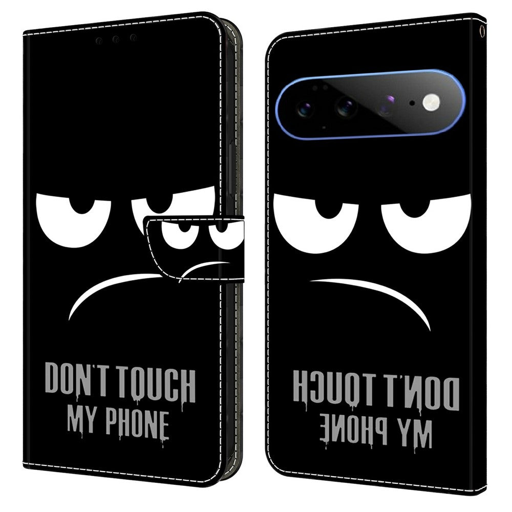 For Google Pixel 11 Pro XL Wallet Case Magnetic Clasp 3D Pattern Leather Phone Cover