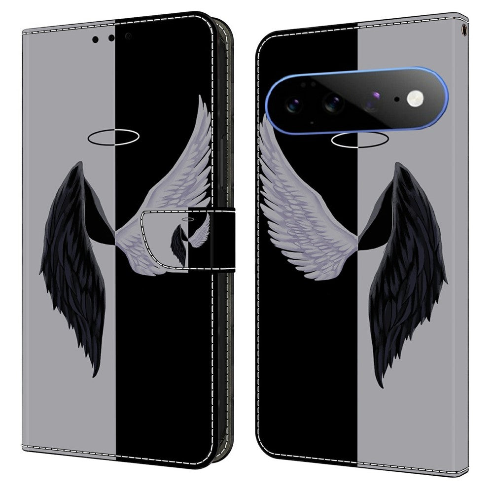 For Google Pixel 11 Pro XL Wallet Case Magnetic Clasp 3D Pattern Leather Phone Cover