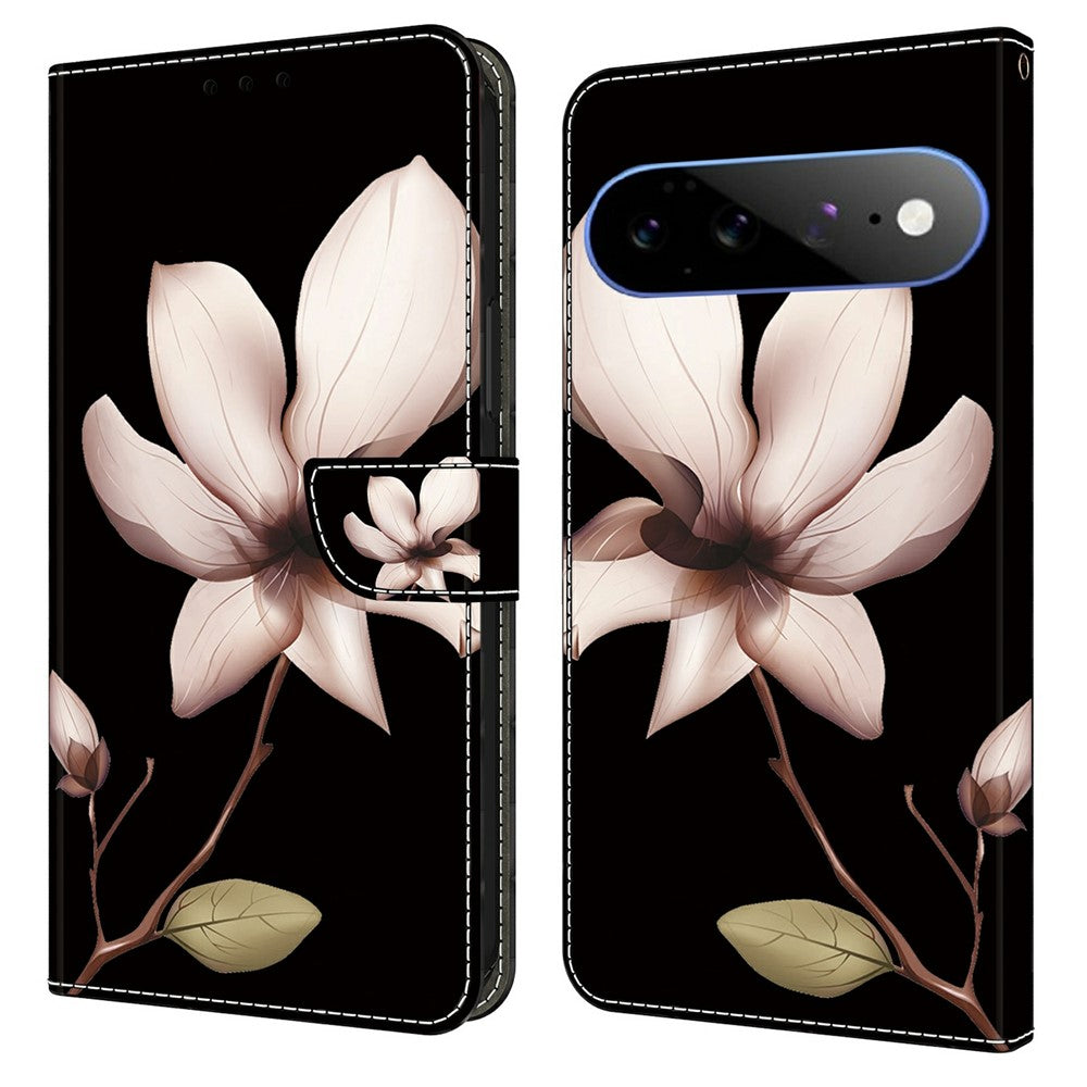 For Google Pixel 11 Pro XL Wallet Case Magnetic Clasp 3D Pattern Leather Phone Cover