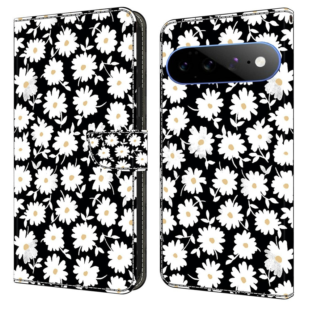 For Google Pixel 11 Pro XL Wallet Case Magnetic Clasp 3D Pattern Leather Phone Cover