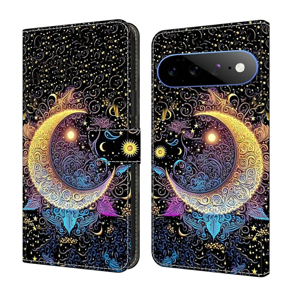 Wallet Case For Google Pixel 11  /  11 Pro Stand Pattern Printing PU Leather Flip Phone Cover