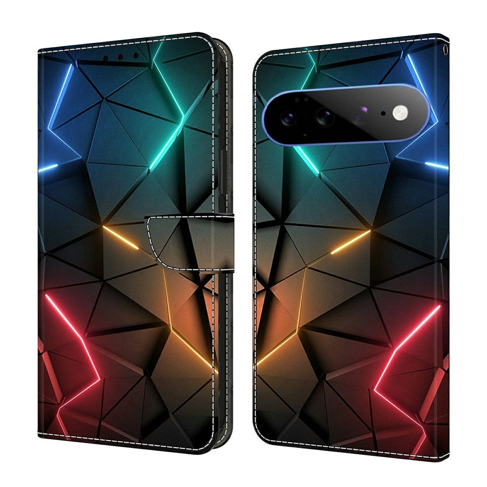 Wallet Case For Google Pixel 11  /  11 Pro Stand Pattern Printing PU Leather Flip Phone Cover