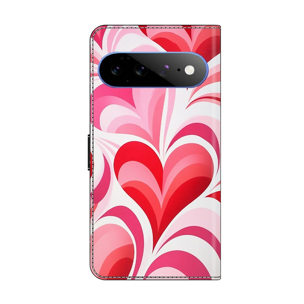 Wallet Case For Google Pixel 11 Pro XL Stand Pattern Printing PU Leather Flip Phone Cover