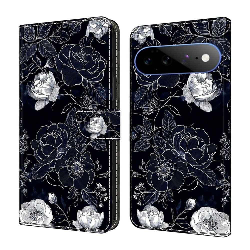 Wallet Case For Google Pixel 11 Pro XL Stand Pattern Printing PU Leather Flip Phone Cover