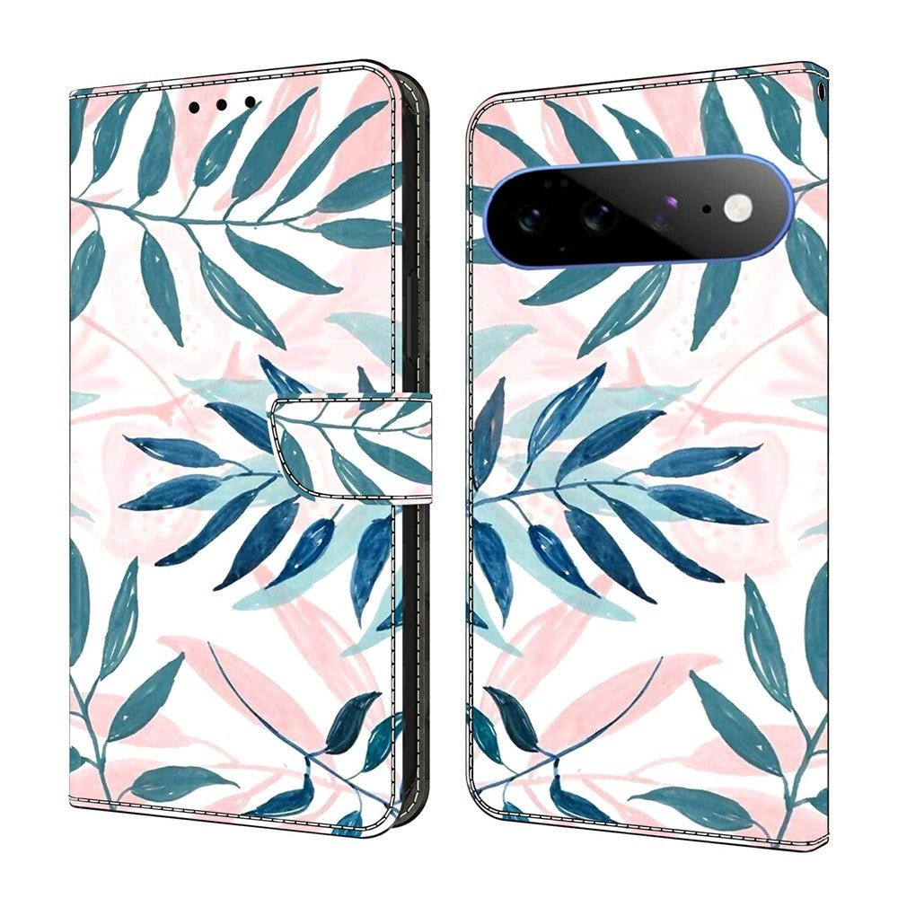 Wallet Case For Google Pixel 11 Pro XL Stand Pattern Printing PU Leather Flip Phone Cover