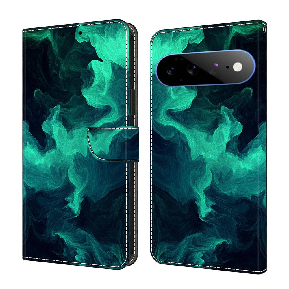 Wallet Case For Google Pixel 11 Pro XL Stand Pattern Printing PU Leather Flip Phone Cover