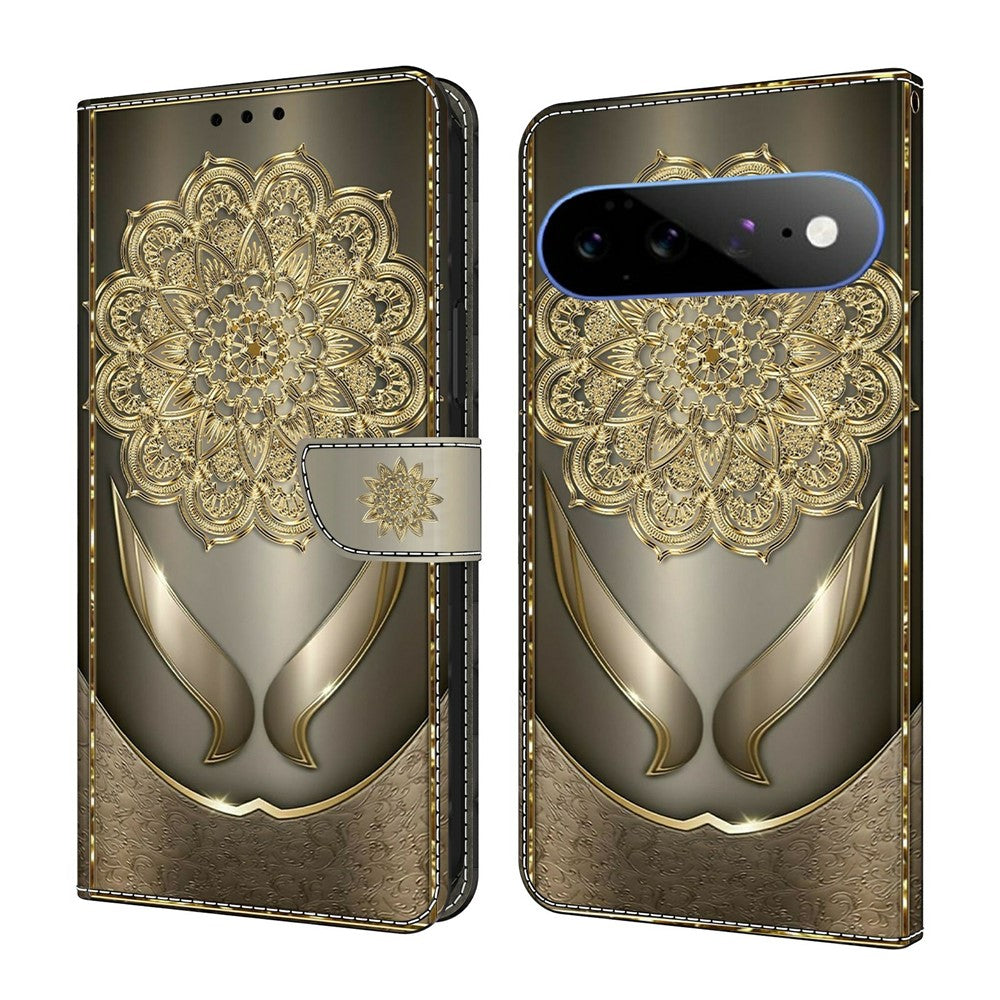 For Google Pixel 11 / Pixel 11 Pro Wallet Case Pattern Printing PU Leather Flip Stand Phone Cover