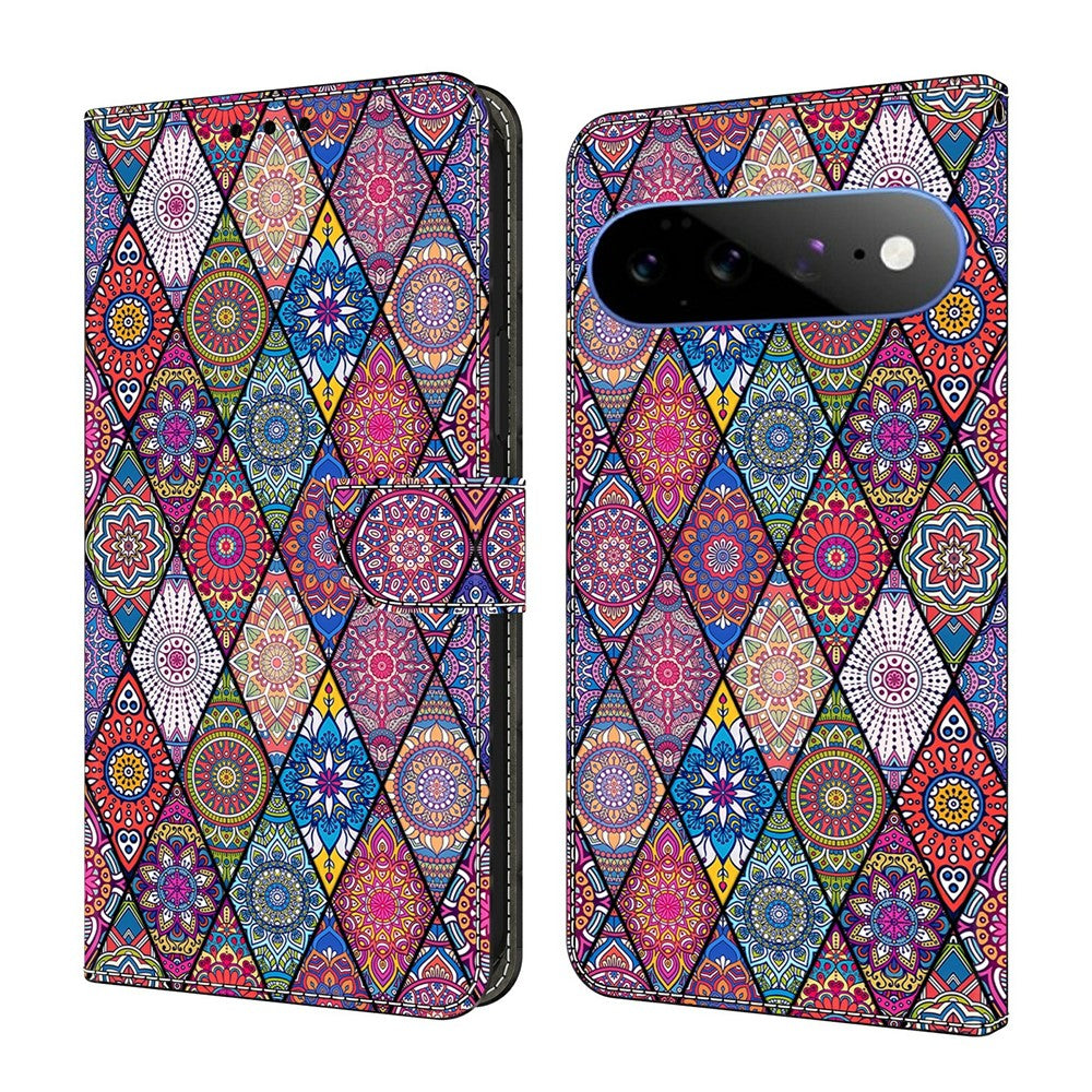 For Google Pixel 11 Pro XL Wallet Case Pattern Printing PU Leather Flip Stand Phone Cover