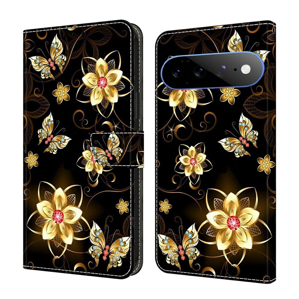 For Google Pixel 11 Pro XL Wallet Case Pattern Printing PU Leather Flip Stand Phone Cover