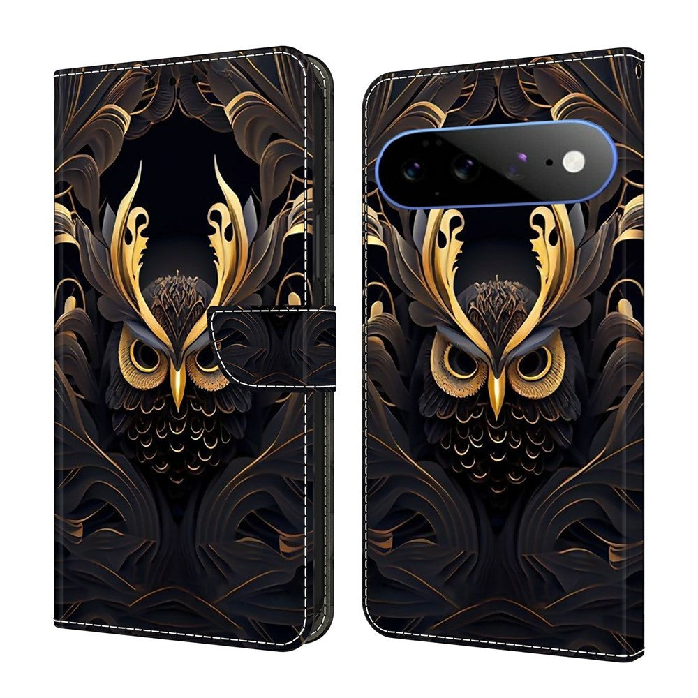 For Google Pixel 11 Pro XL Wallet Case Pattern Printing PU Leather Flip Stand Phone Cover