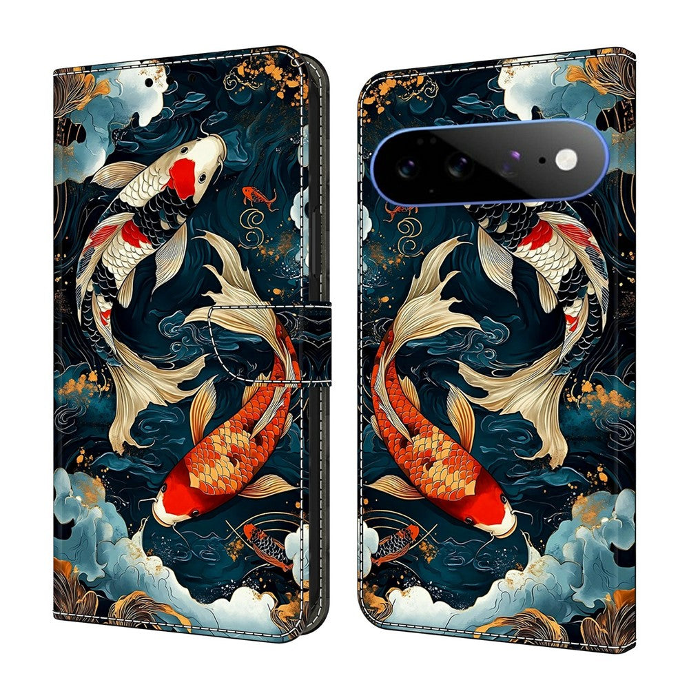 For Google Pixel 11  /  11 Pro Wallet Stand Case Pattern Printing Leather Phone Cover