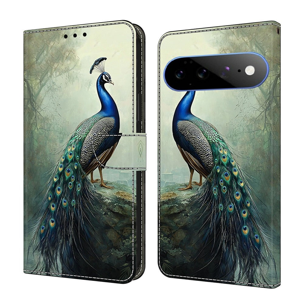 For Google Pixel 11  /  11 Pro Wallet Stand Case Pattern Printing Leather Phone Cover