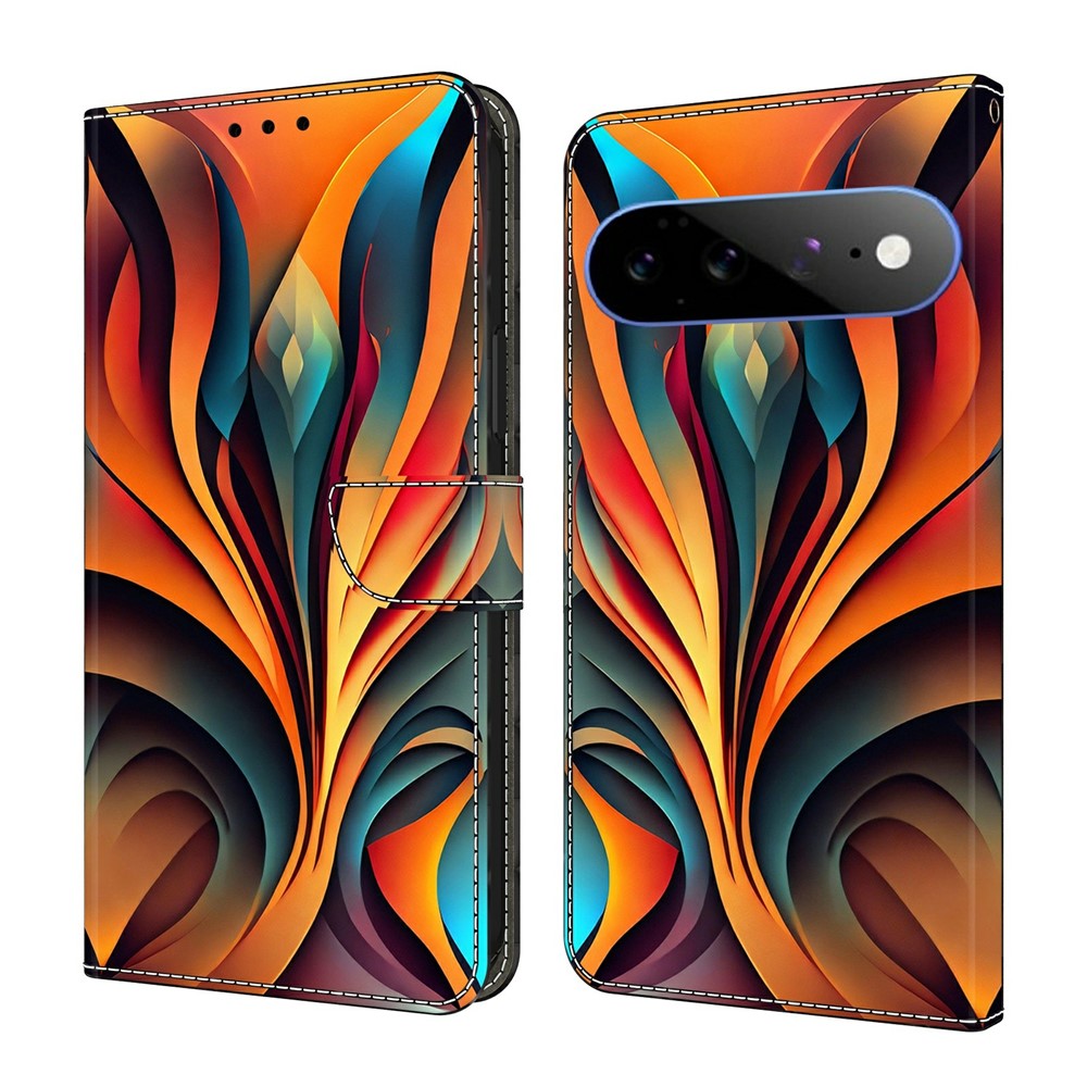 For Google Pixel 11  /  11 Pro Wallet Stand Case Pattern Printing Leather Phone Cover