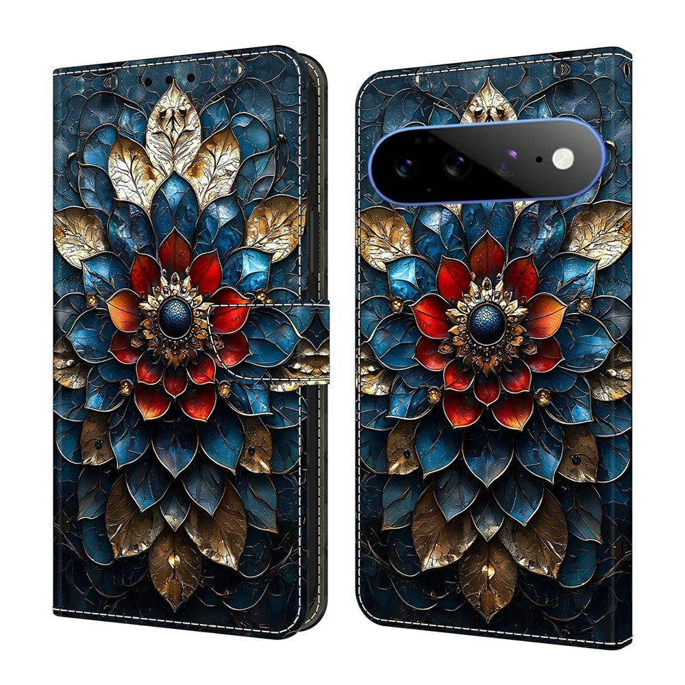 For Google Pixel 11  /  11 Pro Wallet Stand Case Pattern Printing Leather Phone Cover