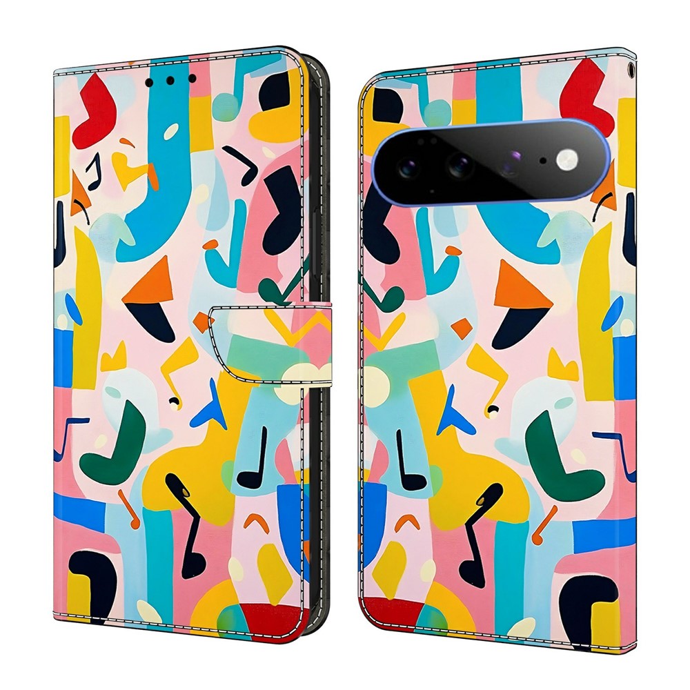 For Google Pixel 11  /  11 Pro Wallet Stand Case Pattern Printing Leather Phone Cover