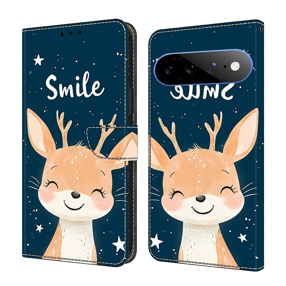 For Google Pixel 11  /  11 Pro Wallet Stand Case Pattern Printing Leather Phone Cover
