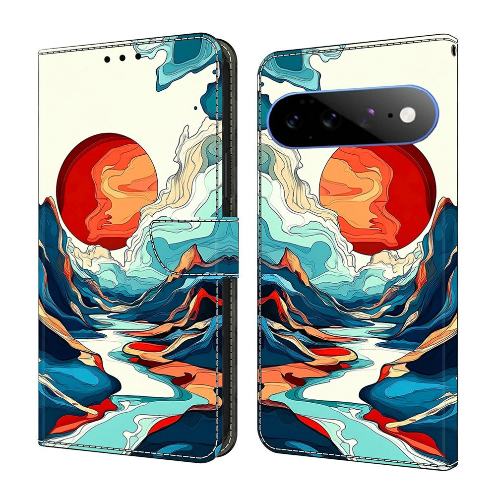 For Google Pixel 11  /  11 Pro Wallet Stand Case Pattern Printing Leather Phone Cover