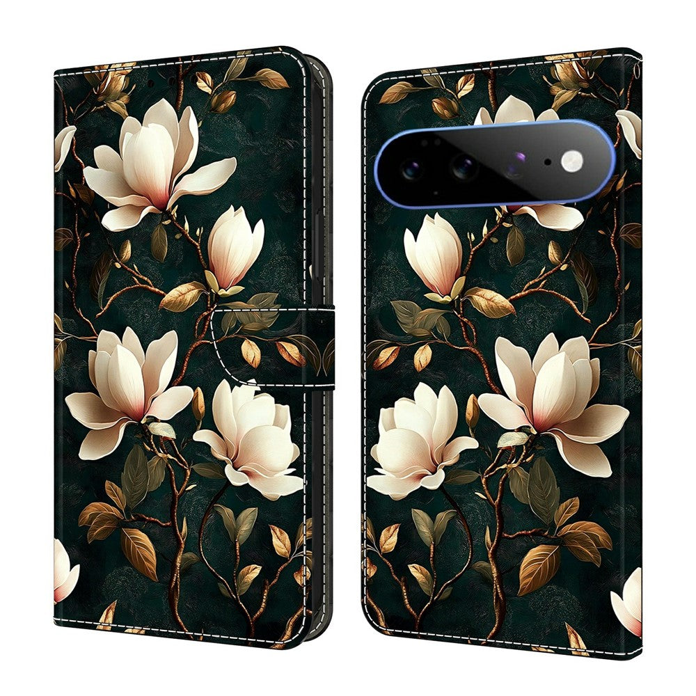 For Google Pixel 11 Pro XL Wallet Stand Case Pattern Printing Leather Phone Cover