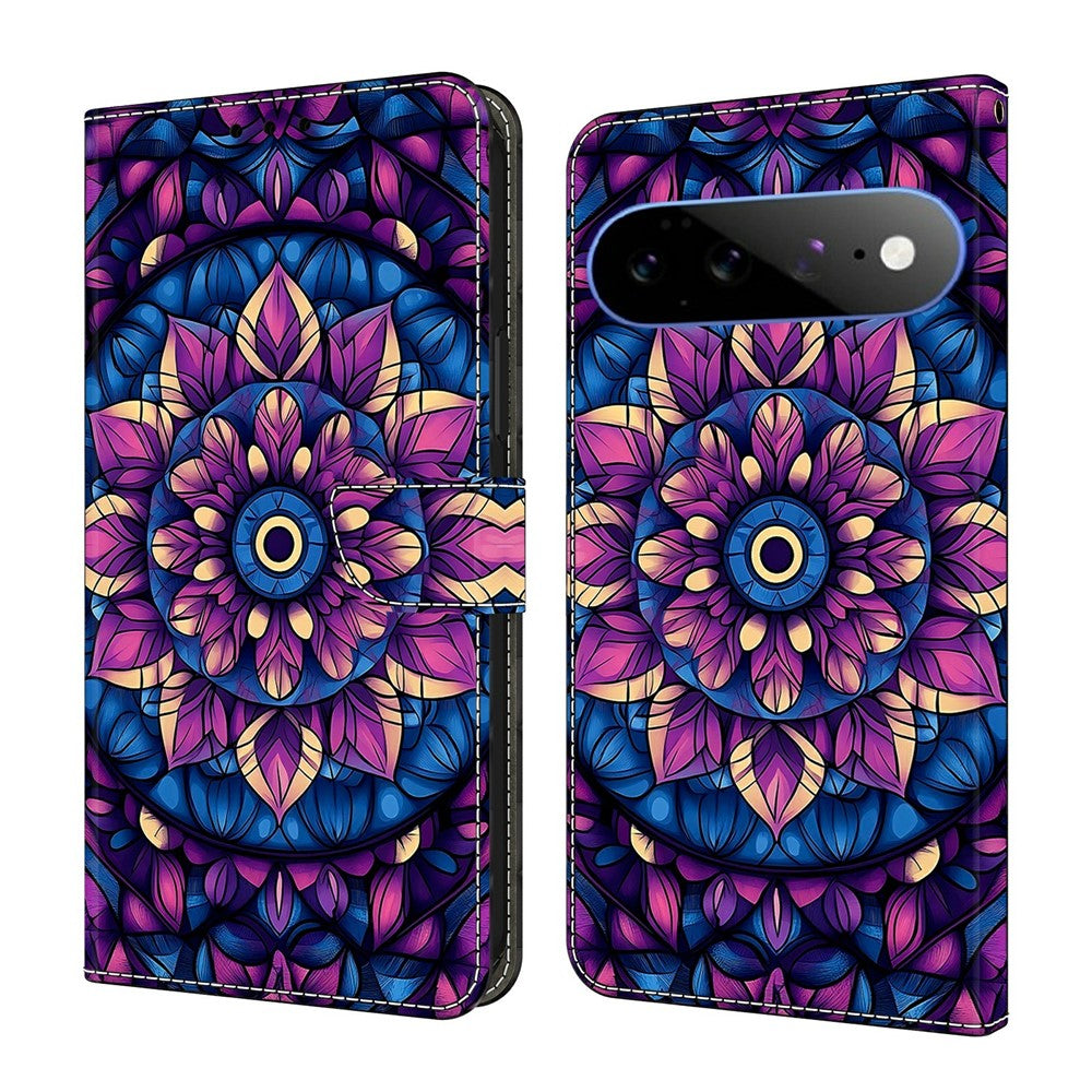 For Google Pixel 11 Pro XL Wallet Stand Case Pattern Printing Leather Phone Cover