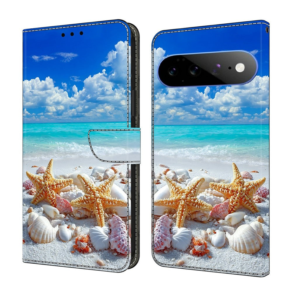 For Google Pixel 11 Pro XL Wallet Stand Case Pattern Printing Leather Phone Cover