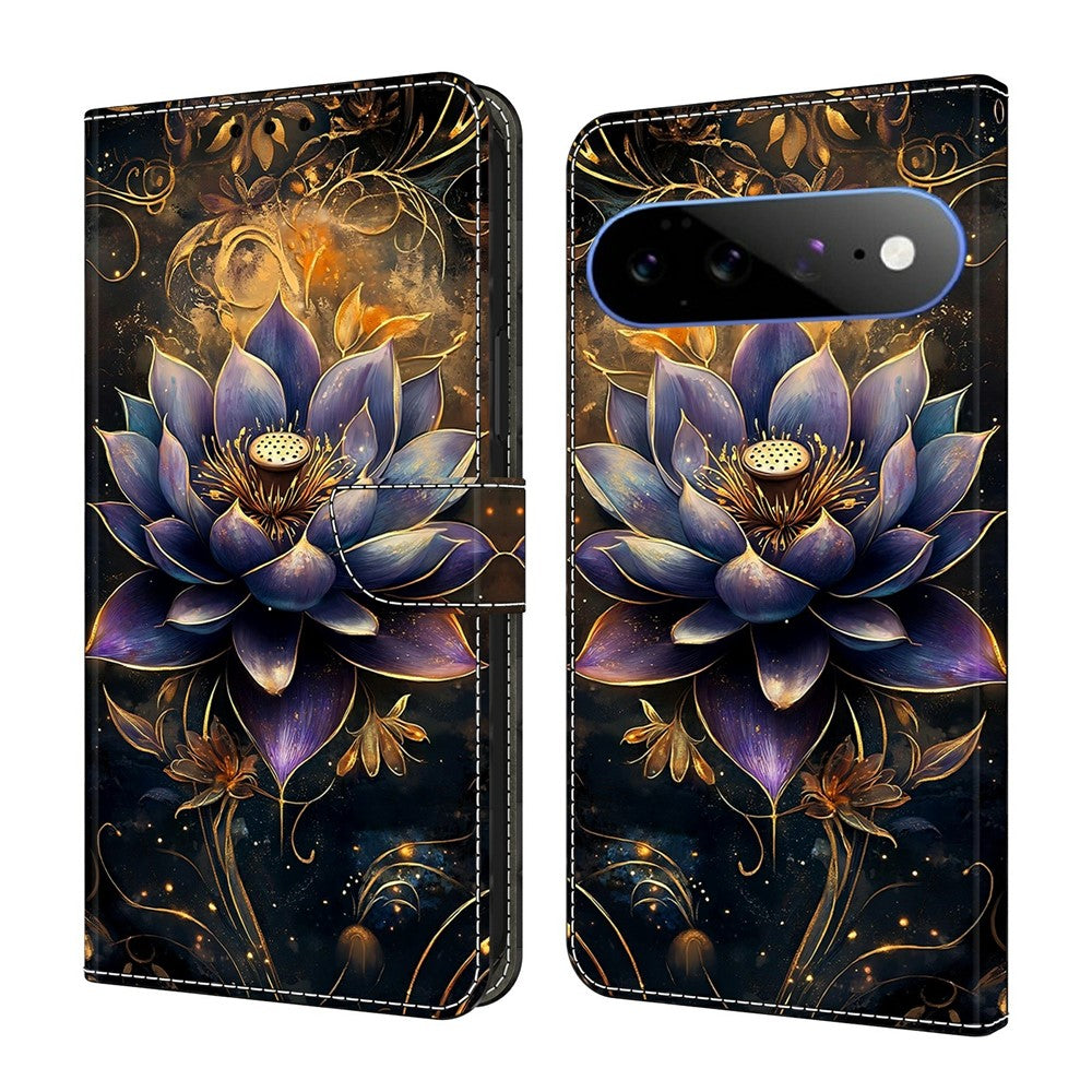 For Google Pixel 11 Pro XL Wallet Stand Case Pattern Printing Leather Phone Cover