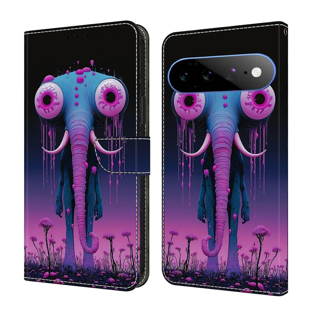For Google Pixel 11 Pro XL Wallet Stand Case Pattern Printing Leather Phone Cover